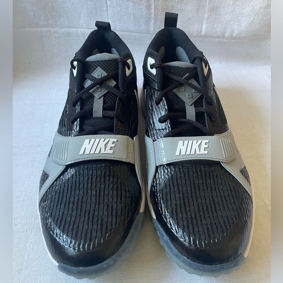 Nike Air Zoom Diamond Elite Turf Baseball Shoes Black Grey Size 14 FN4250-002 main image 8